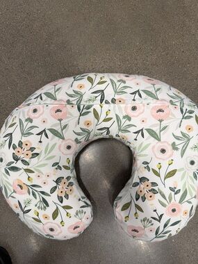 Floral Nursing/Support Pillow Boppy Nursing Pillow  Garden Pink Garden Flowers